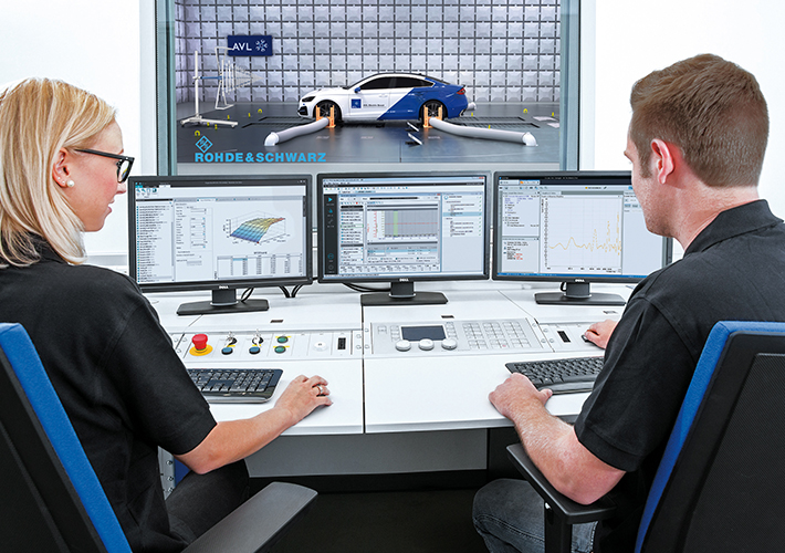 Foto AVL y Rohde & Schwarz trabajan conjuntamente para automatizar y agilizar ensayos de EMC con simulación de condiciones de conducción reales.